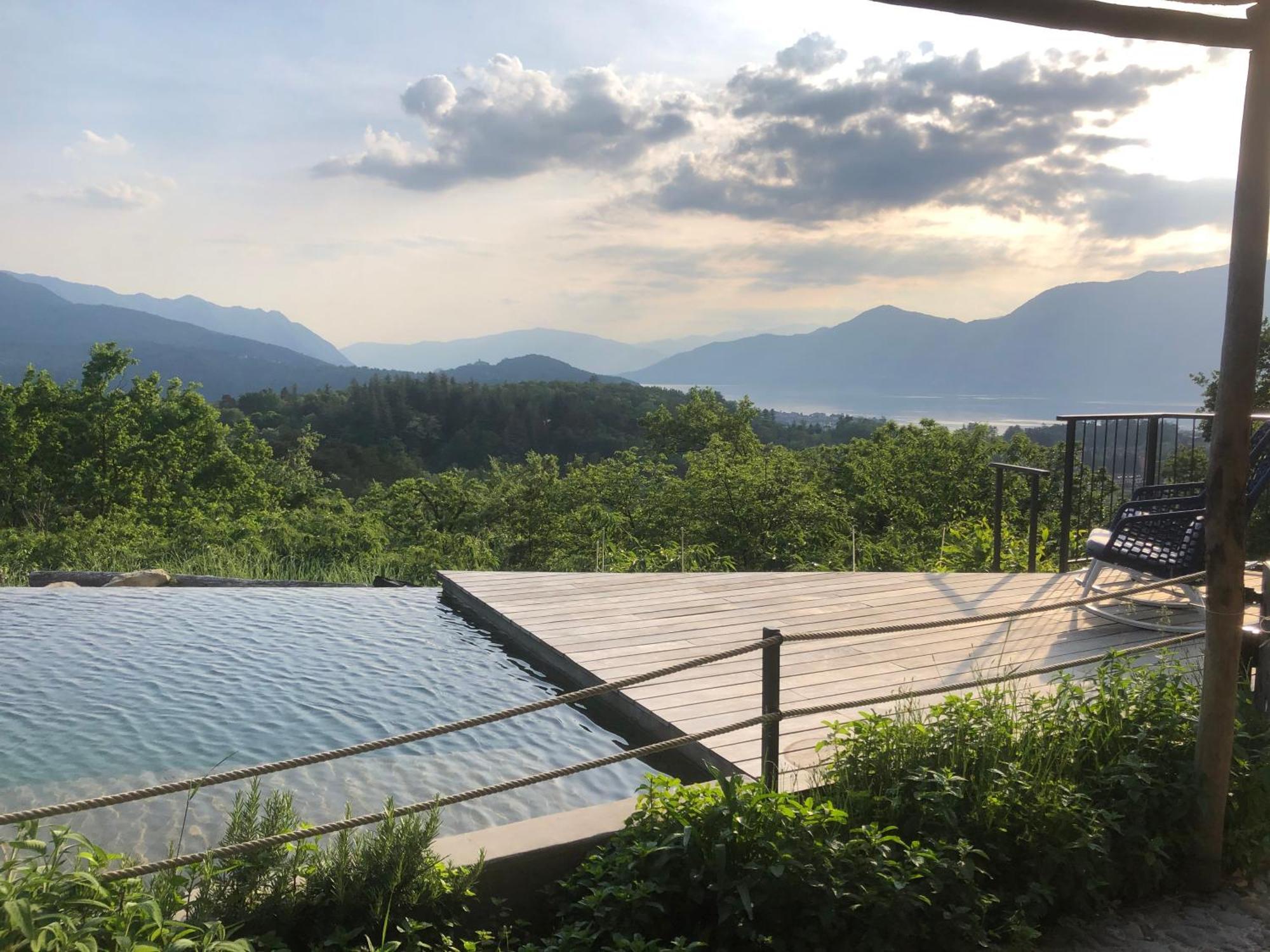 Agriturismo Voeuja Lago Maggiore Luino Esterno foto